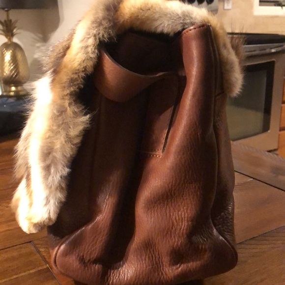 SANTESTEBAN fox deer unsure Hair LTR HM Handbag-NWOT stunning rare - Picture 2 of 10